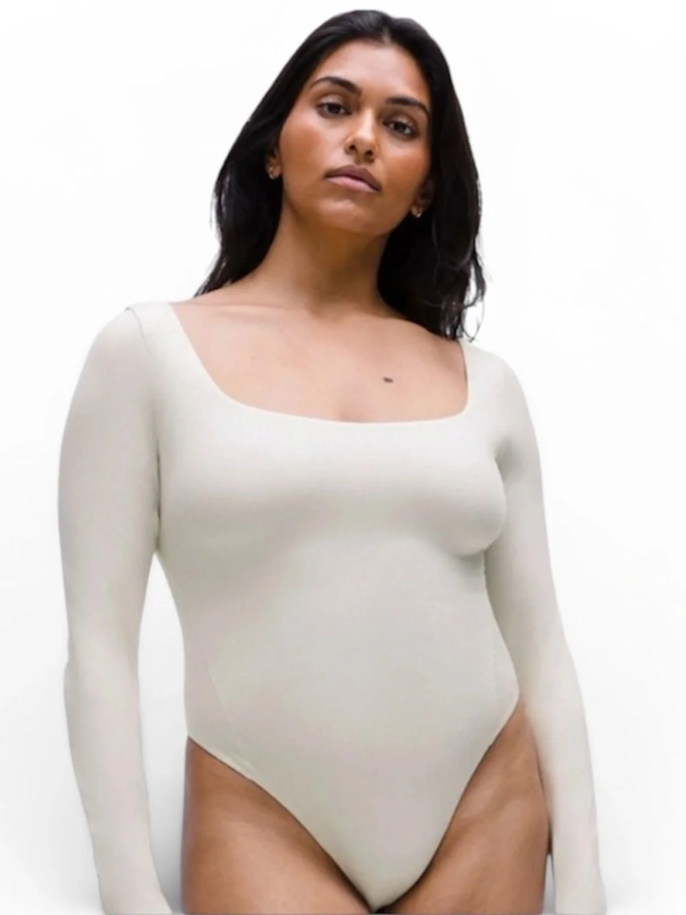 Lululemon Wundermost Ultra-Soft Square Neck Long Sleeve Bodysuit